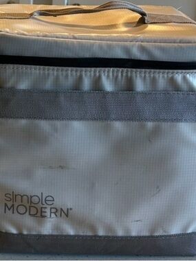 Simple Modern Gray Insulated Lunch Cooler Bag
